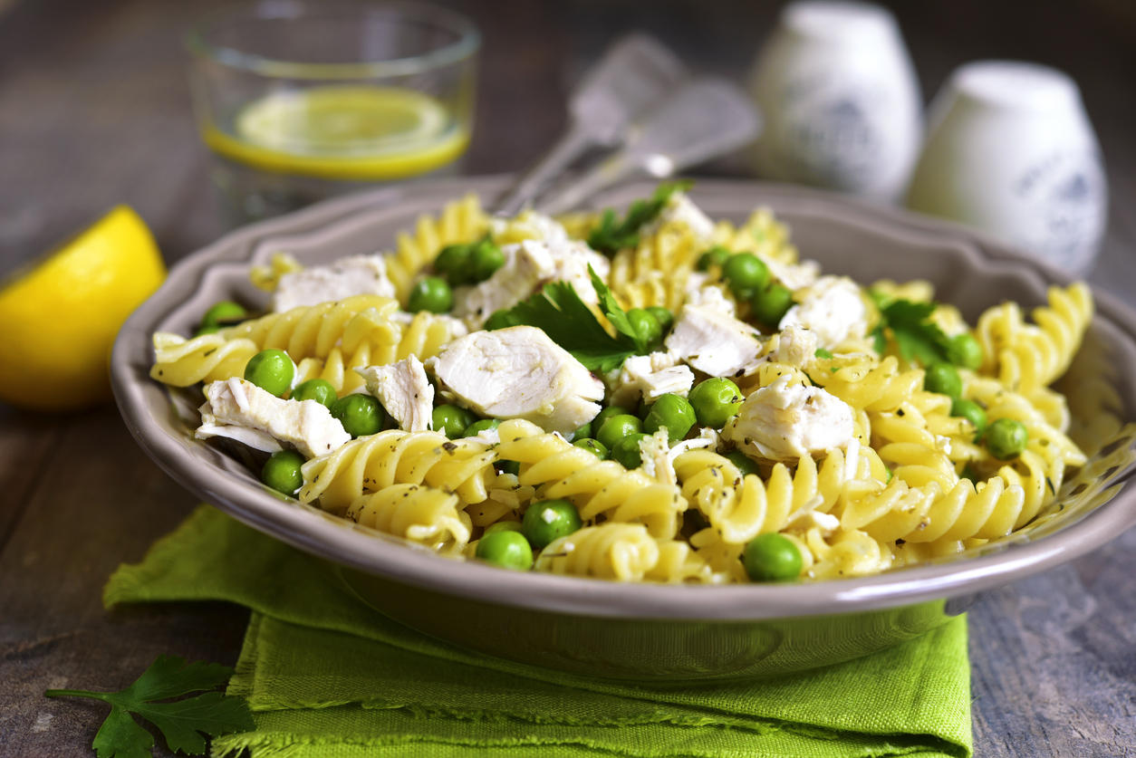 Chicken pasta with peas - Essex Wellbeing ServiceEssex Wellbeing Service